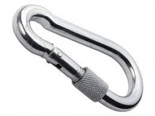 Карабин пожарный с фиксатором DIN5299D М12