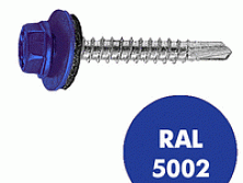 Саморез кровельный RAL-5002  5,5x19 (250шт)
