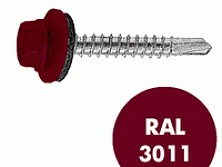 Саморез кровельный RAL-3011 5,5x19 (250шт)