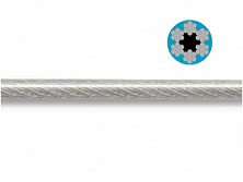 Трос в оплетке ПВХ 3/5 (250м)